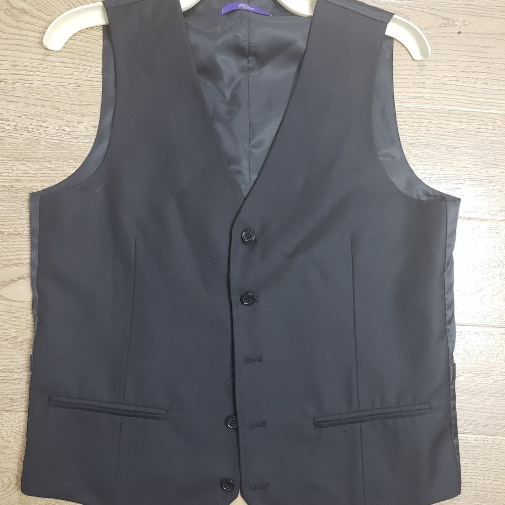 Mens black vest
